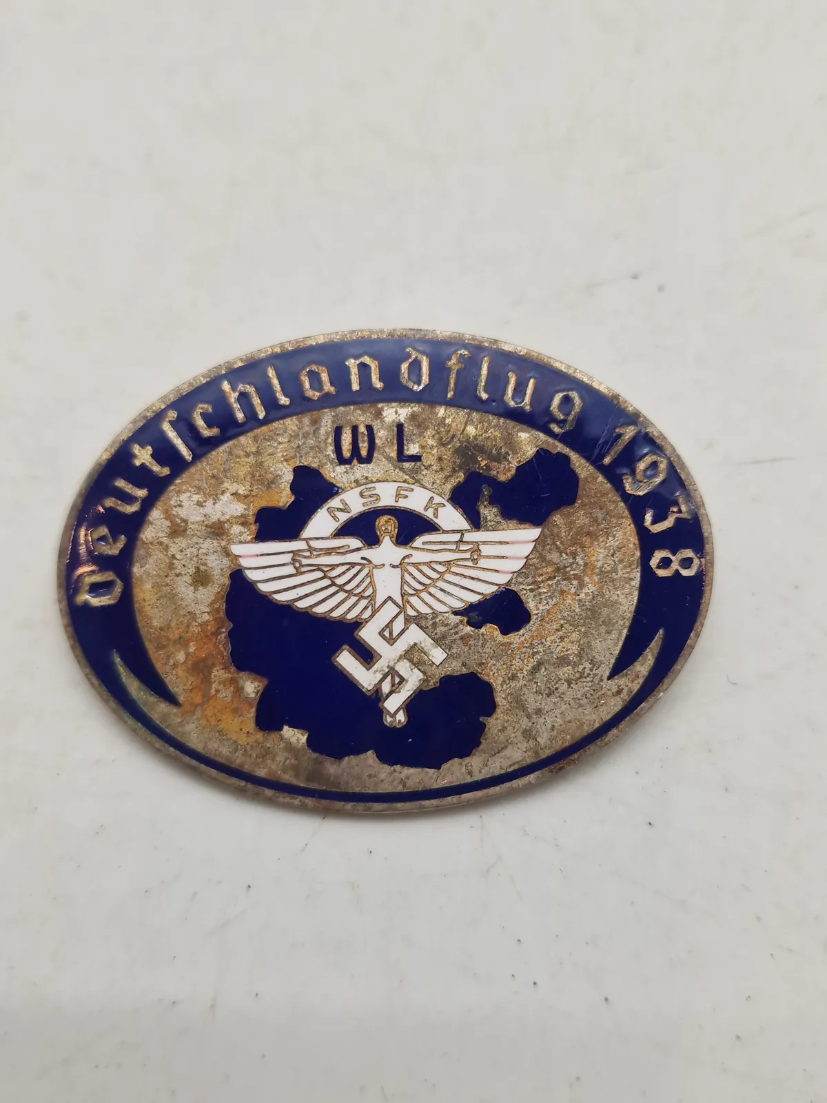 Originalt NSFK Deutschlandflug 1938 abzeichen