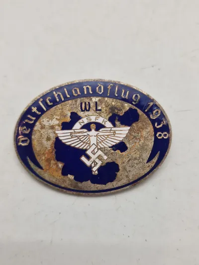 Originalt NSFK Deutschlandflug 1938 abzeichen