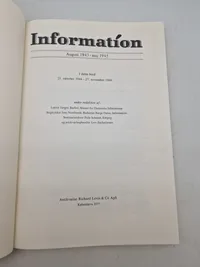 Originalt eks af “Information” omhandlende ww2 - sjældent set til salg