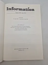 Originalt eks af “Information” omhandlende ww2 - sjældent set til salg