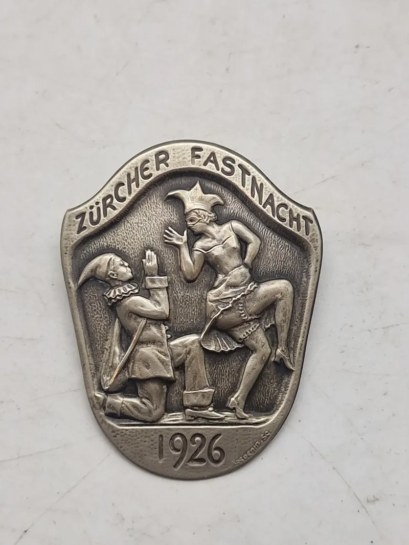 Originalt Fastnacht badge 1926