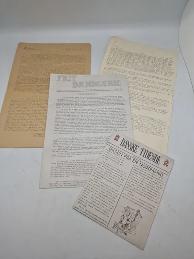 Samling diverse illegale blade - ww2