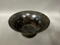 Art deco bronze skål
