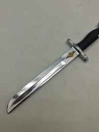 Original miniature Garand bajonet med logo fra flyvevåbenet