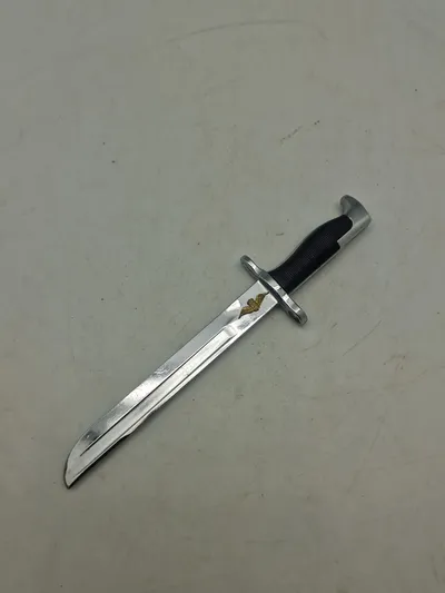 Original miniature Garand bajonet med logo fra flyvevåbenet