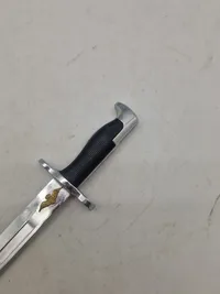 Original miniature Garand bajonet med logo fra flyvevåbenet