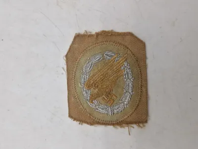 Tysk ww2 Faldskærmsjæger patch - original???