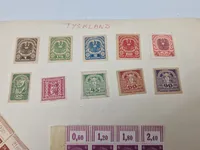 Samling originale tyske ww2 frimærker
