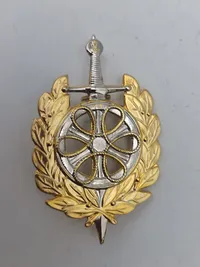 Originale danske DANILOG regimentsmærker