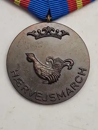 Originale hærvejsmarch medaljer