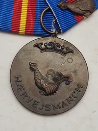 Originale hærvejsmarch medaljer