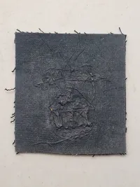 Samling originale militære mærker