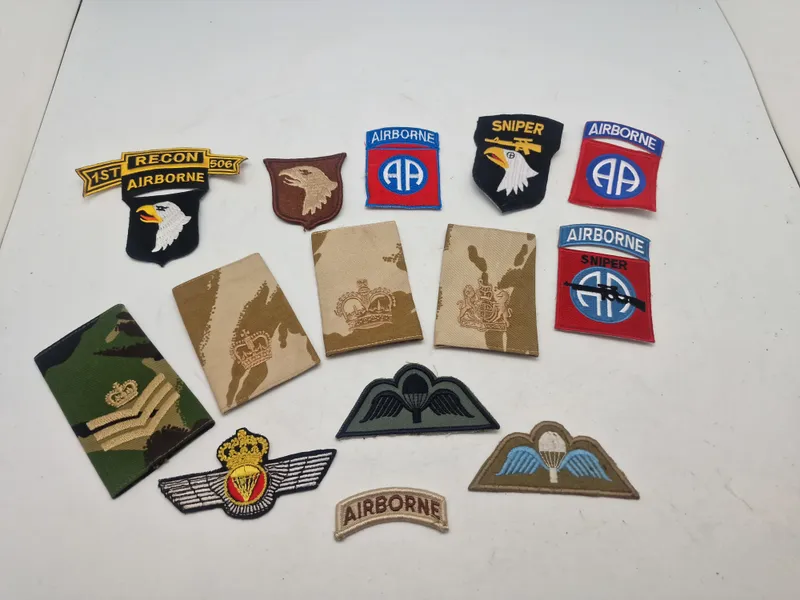 Samling originale patches mm.