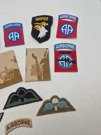 Samling originale patches mm.