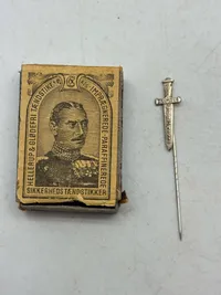 Original Dansk Anti jødisk liga WW2 nål