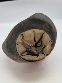 Original dansk M/41 husvagts hjelm, anvendt af modstandsbevægelsen i maj dagene