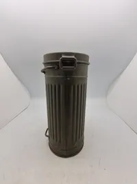 Original tysk gasmaske beholder - godt stemplet