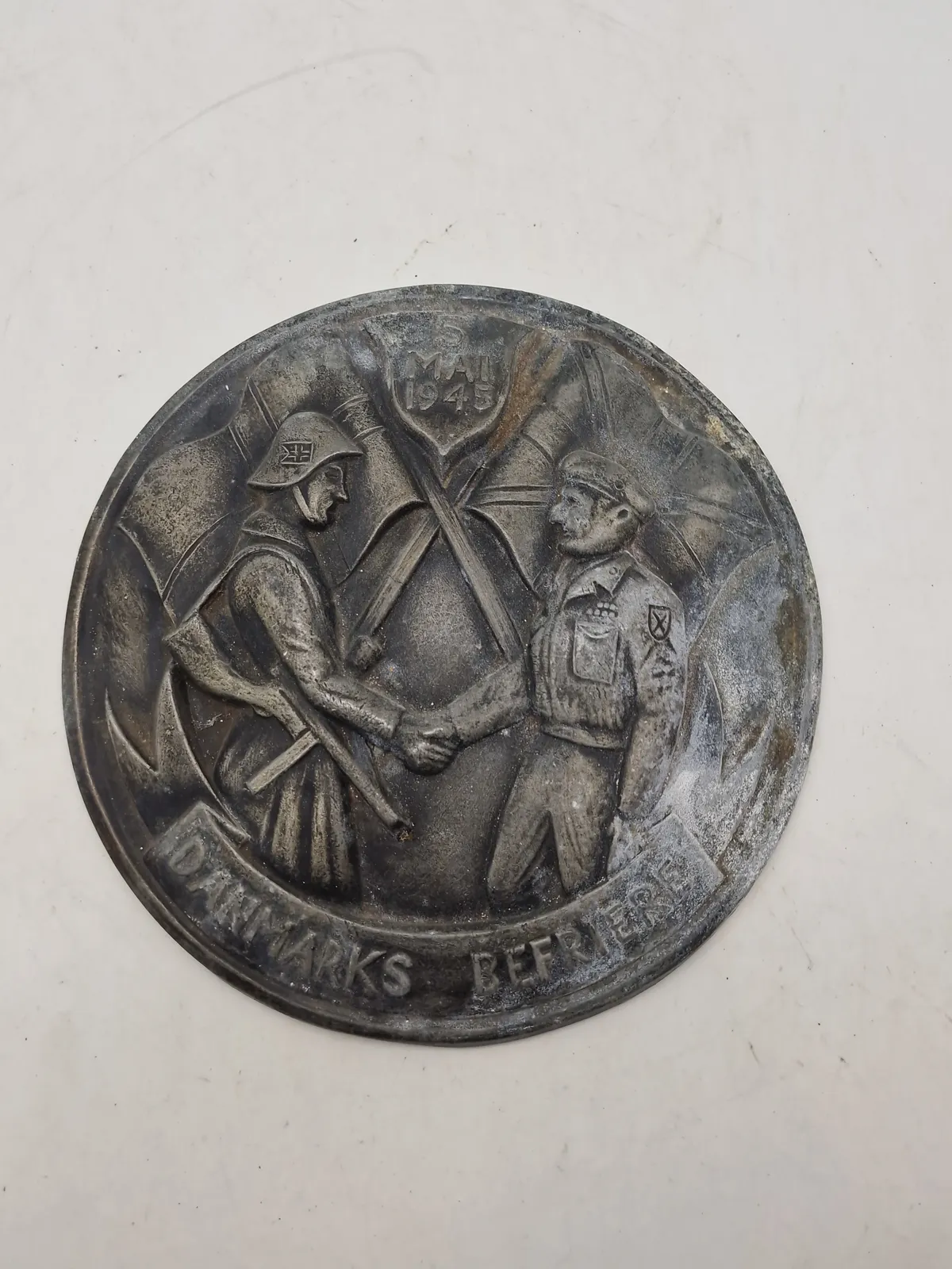 Original dansk befrielses plakette