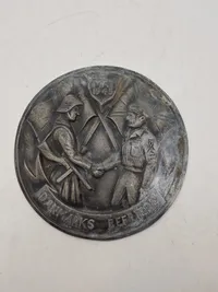 Original dansk befrielses plakette