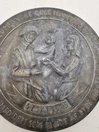 Original dansk befrielses plakette