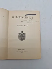 SKYDEREGLEMENT FOR FODFOLKET 1912