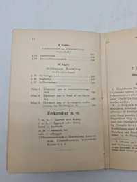 SKYDEREGLEMENT FOR FODFOLKET 1912