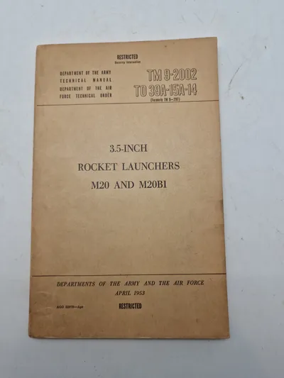 3.5- INCH ROCKET LAUNCHERS M20 AND M20B1