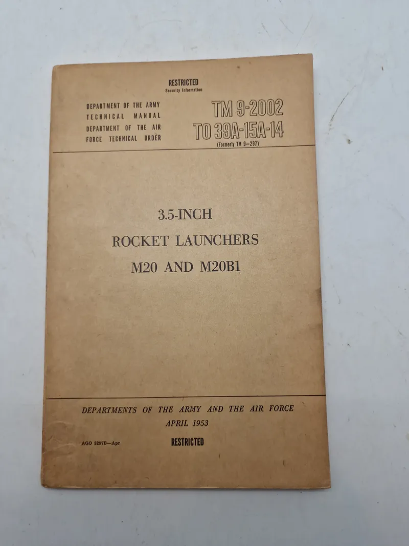 3.5- INCH ROCKET LAUNCHERS M20 AND M20B1