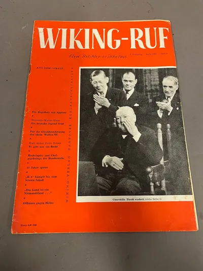 Originalt Tidligt blad fra SS veteran forening