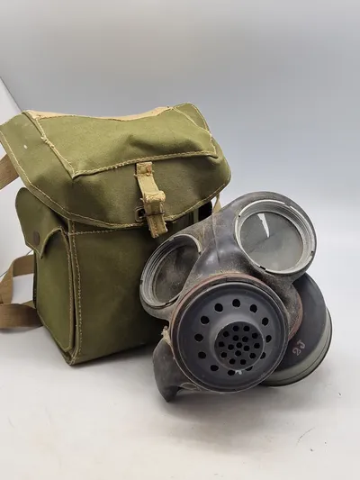 Original Engelsk WW2 gasmaske