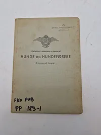 HUNDE OG HUNDEFØRERE