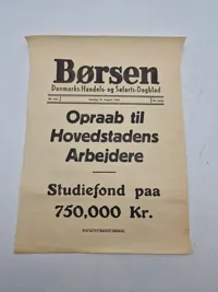 Original Spiseseddel fra 1943