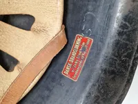 Original Dansk M41 hjelm med SA mærke, D.N.S.A.P ???