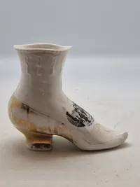 Original porcelæns sko fra vagtparaden på Amalienborg