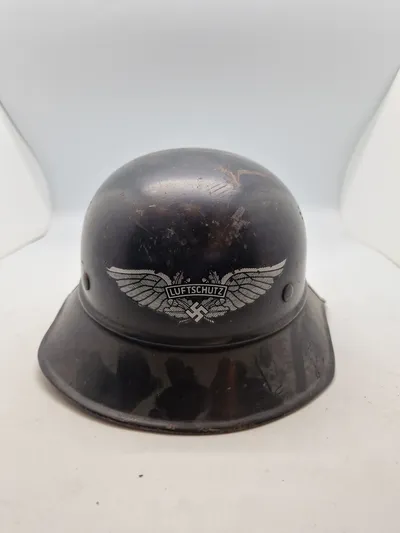 Original tysk Luftschütz hjelm, ww2