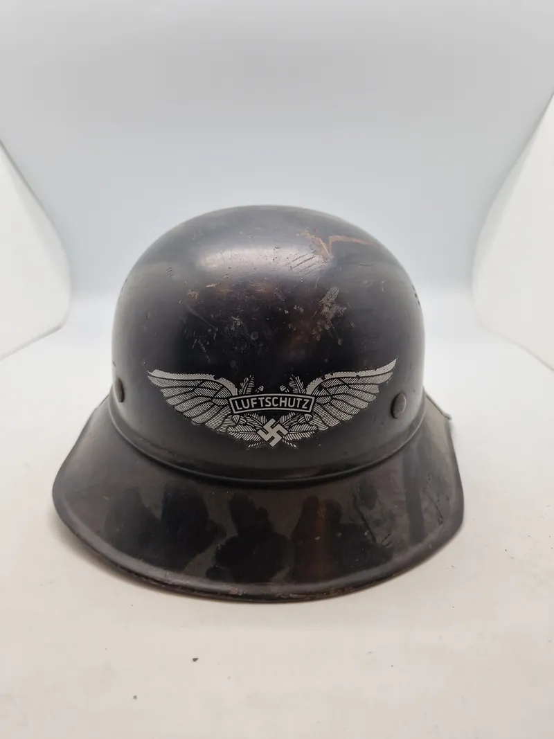 Original tysk Luftschütz hjelm, ww2