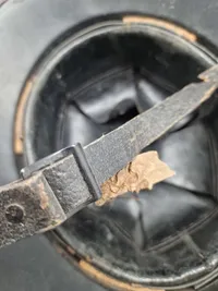 Original tysk Luftschütz hjelm, ww2