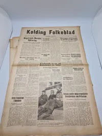 Samling originale ww2 aviser