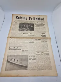 Samling originale ww2 aviser
