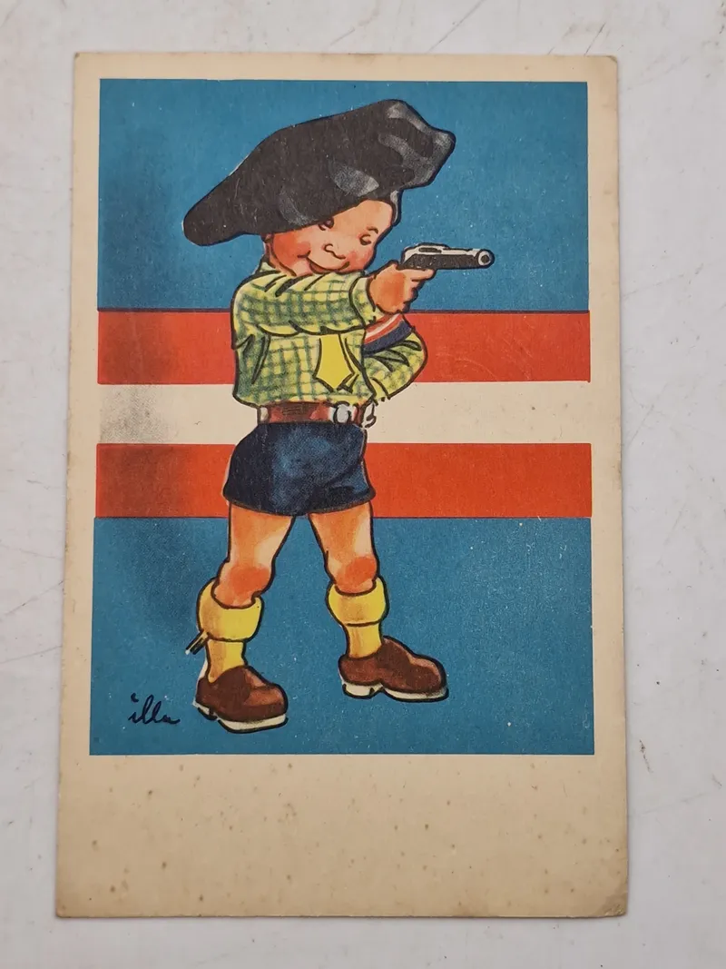 Originalt postkort, modstandsbevægelsen
