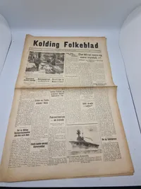 Original dansk ww2 avis