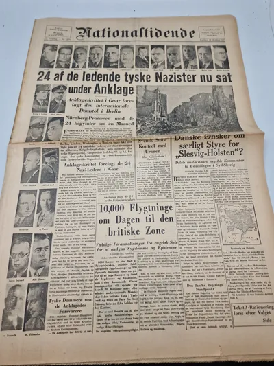 Original avis med fokus på Nürnberg processen