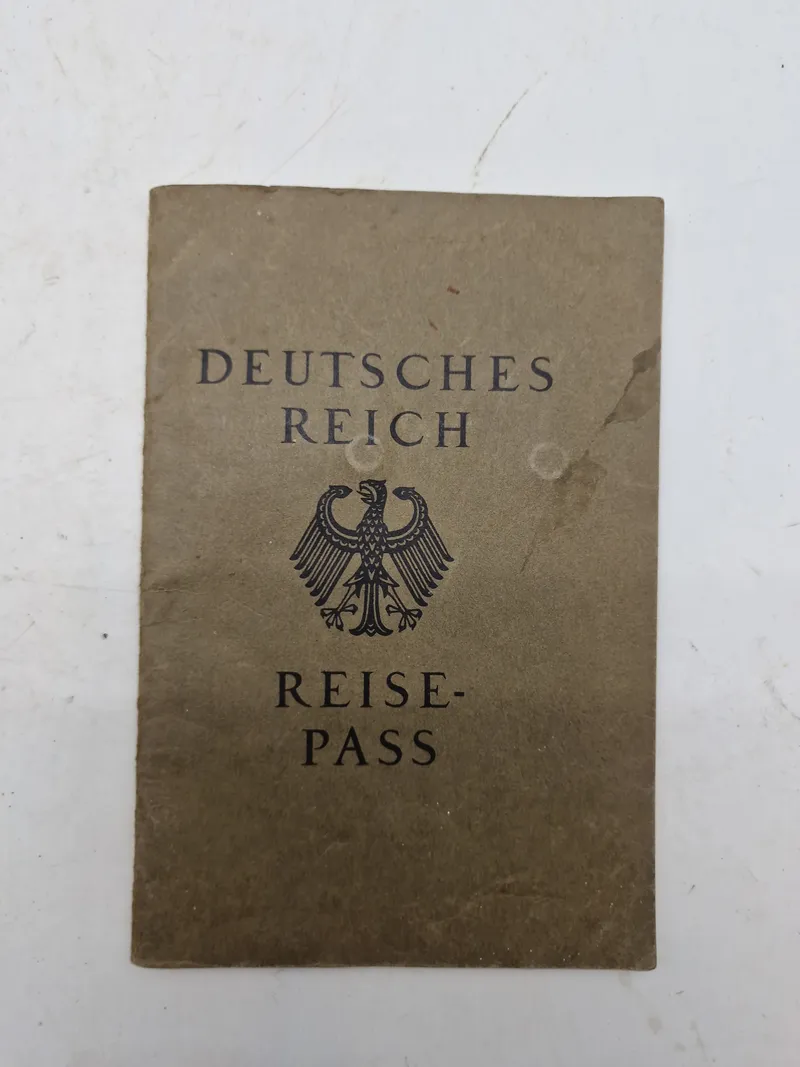 Originalt rejsepas -Deutsches Reich