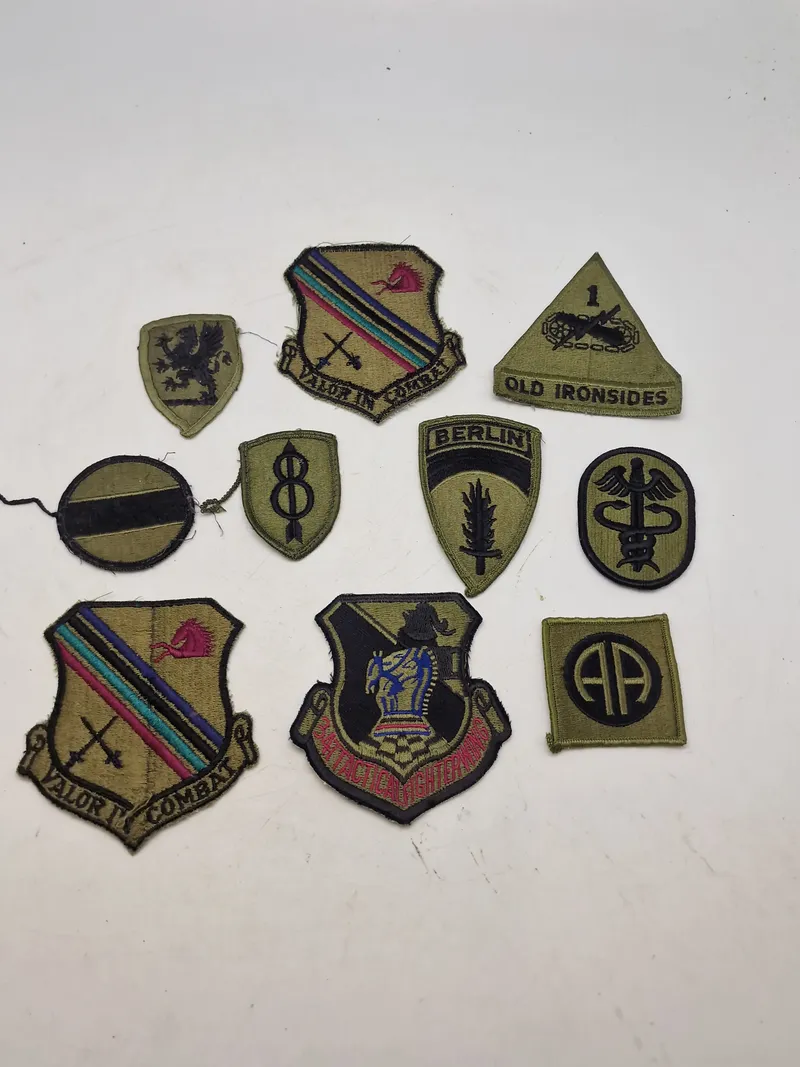 Samling originale amerikanske patches
