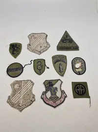 Samling originale amerikanske patches