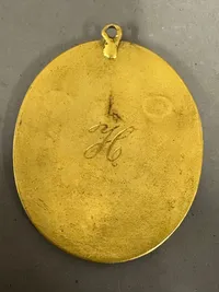 Original brandskilt lueforgyldt med unionsvåben 1816, ekstremt sjældent