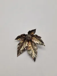 Flora Danica Broche i Sterling Sølv