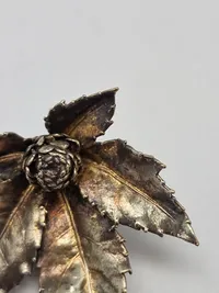 Flora Danica Broche i Sterling Sølv
