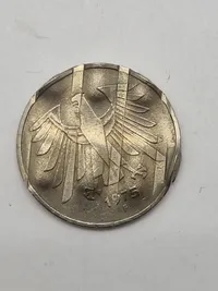 5 Deutsche Mark - Fejlslået Mønt