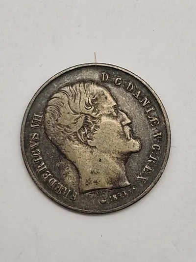 Halv Rigsdaler 1854 vs